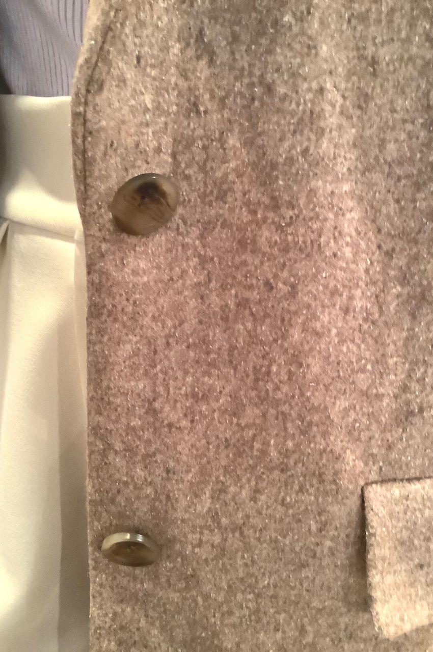 TAILORED SHORT COAT / テーラードショートコート - ベージュ - 0