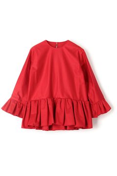 ルミエールモールスキン ラッフルチュチュ (レッド) コットン / 光沢有り / バックキーホール