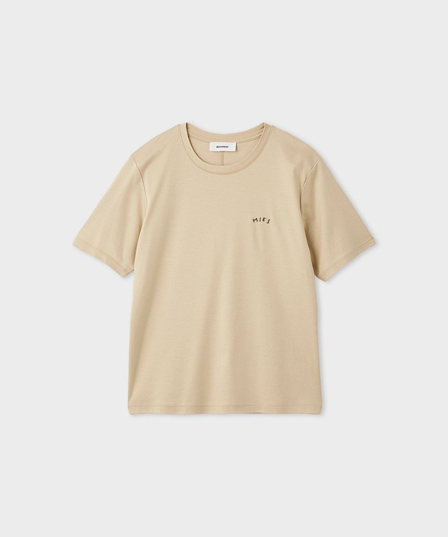 ボクシークルーネックTシャツ(ベージュ) セルロース / ウォッシャブル / 手洗い可 / MWCT261077
