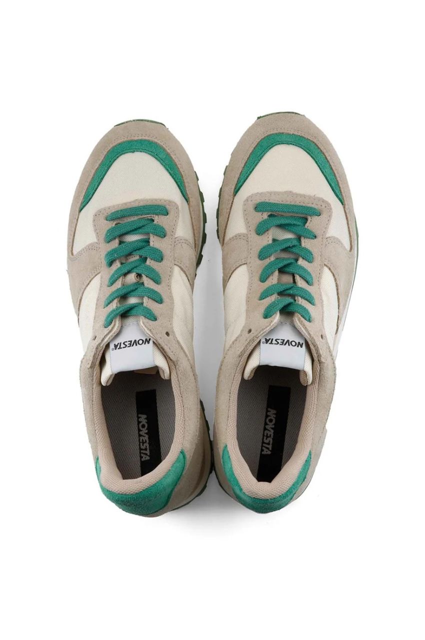 MARATHON TRAIL ( BEIGE/GREEN ) 牛革/ナイロン / TRAIL SOLE / 軽量