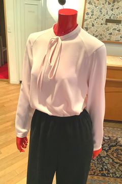 TOMORROWLAND - POLYESTER AMUNDSEN BOWTIE BLOUSE