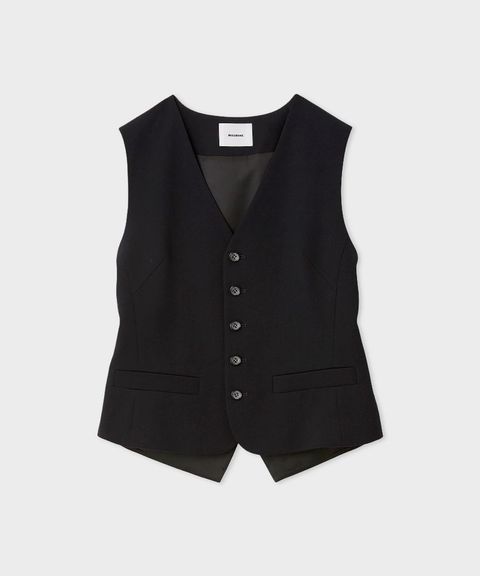 スーツベスト(ダークネイビー)ポリエステル / 裏地あり / MWFV261024