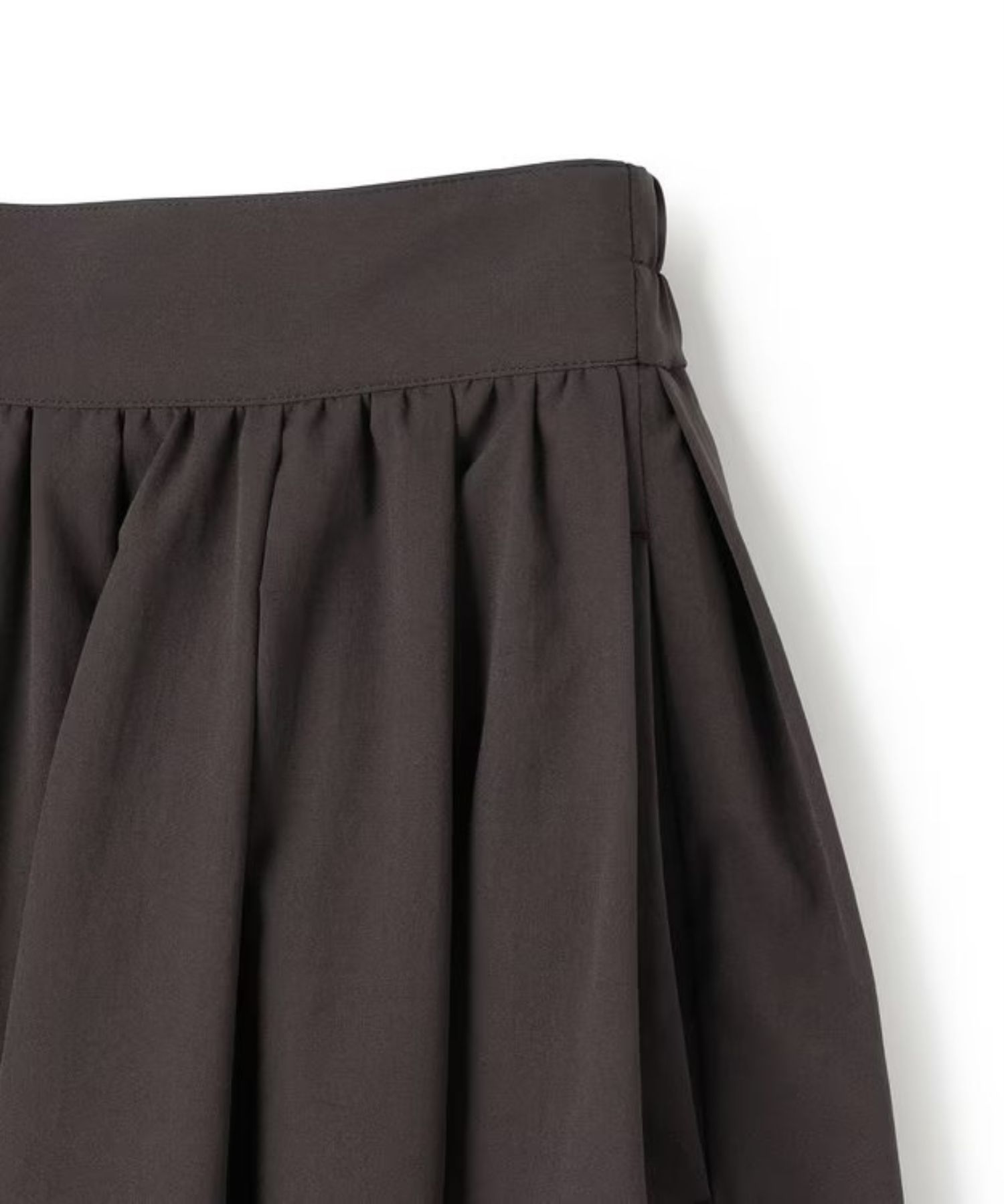 クールタッチカラータイプライターフレアスカート(ダークブラウン) ポリエステル / ウォッシャブル / UVケア / 吸水速乾 / 接触冷感 / SKUVLS0402