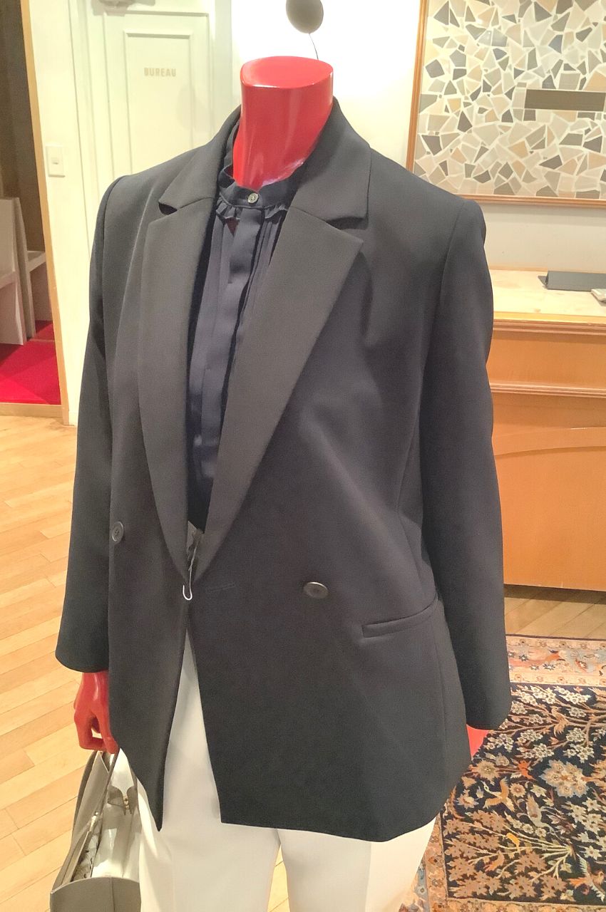 DRY DOUBLE CROSS BREAST JACKET/ ドライダブルクロス ダブルブレストジャケット