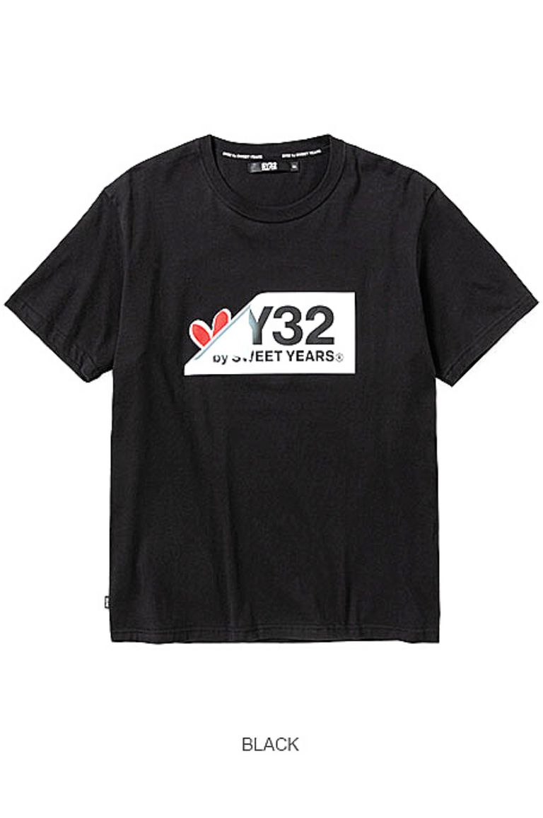 SY32 by SWEET YEARS - ボックスロゴTシャツ / コットン100％ | LA FEMME