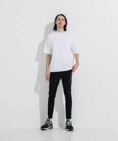 TYLER NYLON PANTS (ブラック ) ナイロン / サイドライン / ストレッチ / ベルトループ / RC36-ST-026
