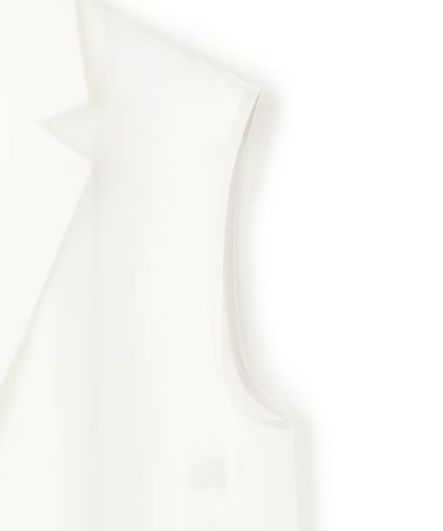 シアーオーガンジーテーラードジレ(オフ) ポリエステル / シングルジレ / VRUVGA0811