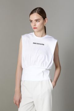 [URBAN PRECIOUS] PRECIOUSONE Tシャツ (ホワイト) / 綿 100% / ウォッシャブル / ストレッチ / 0314260711