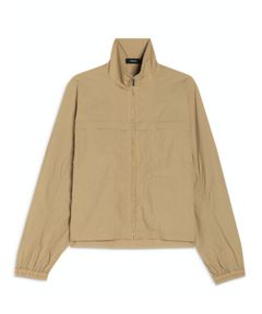 Rec Feather Nylon Gather Jacket (ブライトカーキ) ナイロン / ジップアップ / 軽量 / 袖口ゴム /  01-6104108
