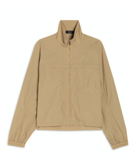 Rec Feather Nylon Gather Jacket (ブライトカーキ) ナイロン / ジップアップ / 軽量 / 袖口ゴム /  01-6104108
