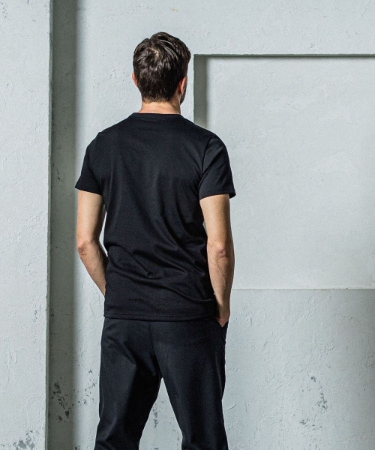 SIDE RC BASIC TEE (BLACK) コットン / ベイシックシルエット / サイドロゴ / UVカット / RC35-T-004