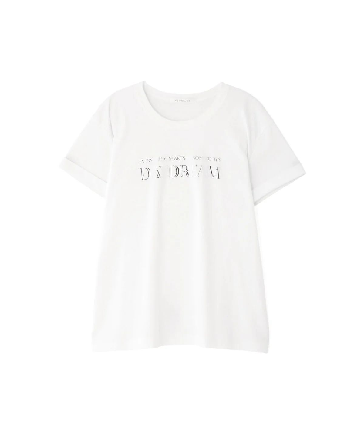 Day dreamTシャツ (ホワイト) / 綿 100% / ストレッチ / ウォッシャブル / 0315160308