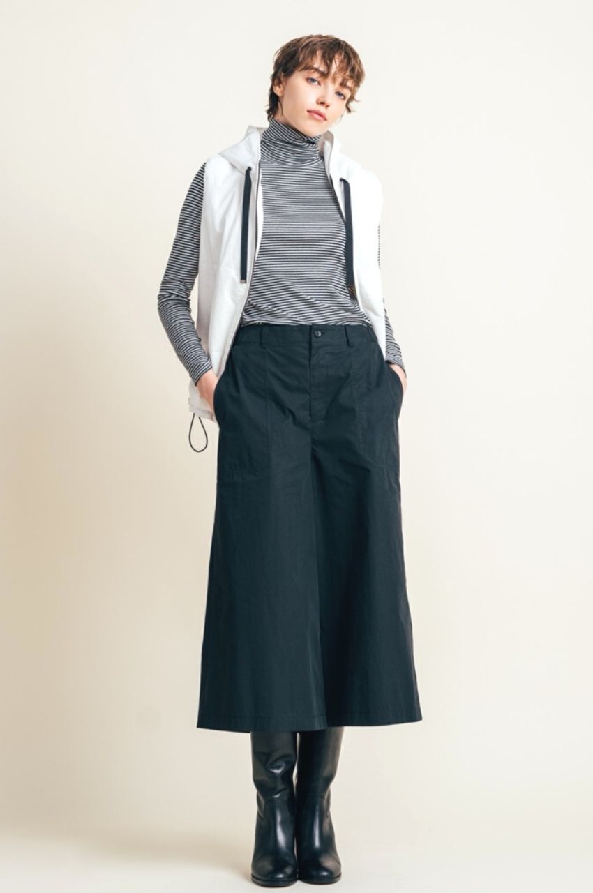 STRIPE TURTLENECK PULLOVER / ストライプ タートルネックプルオーバー