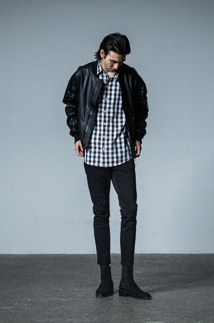 jack shirts (BKCHECK) ポリエステル / 速乾性 / 薄手 / ウォッシャブル /RC33-SH-001-2