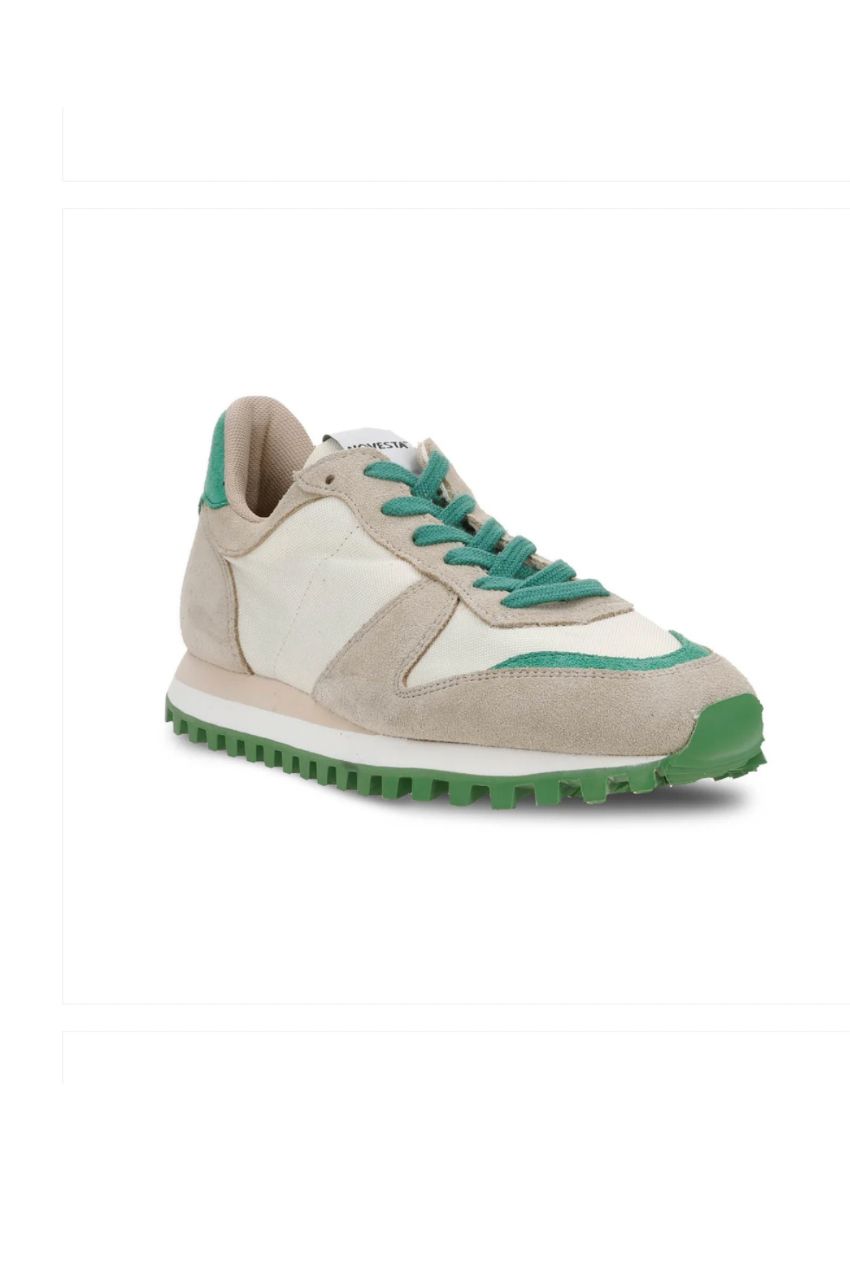 MARATHON TRAIL ( BEIGE/GREEN ) 牛革/ナイロン / TRAIL SOLE / 軽量
