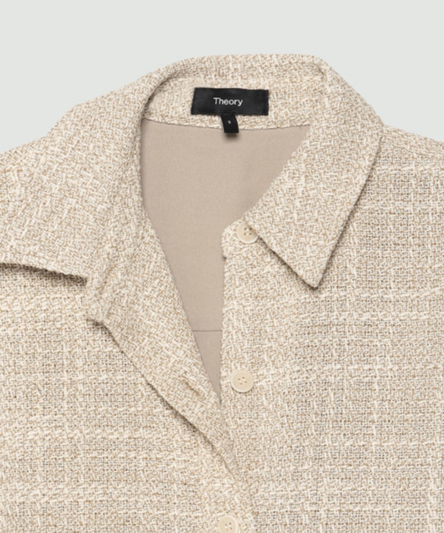Texture Tweed Short Sleeve Mini Dress (319 トープマルチ) / 綿・ポリエステル / 01-5105217