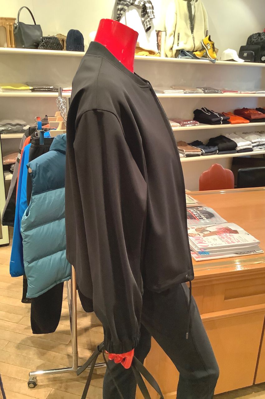 CROP ZIP ANORAK PRECISION PONTE2 / ジップアップブルゾン