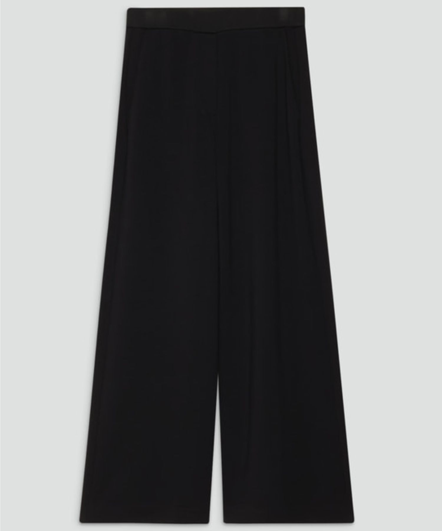 Double Knit N A Line Pant(ブラック)レーヨン / ウォッシャブル / 手洗い可 / 01-5306003