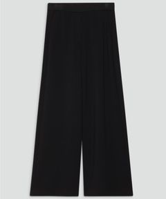 Double Knit N A Line Pant(ブラック)レーヨン / ウォッシャブル / 手洗い可 / 01-5306003