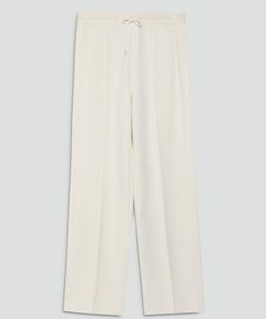 Double Knit N Track Pant(アイボリー)レーヨン / ウォッシャブル / 手洗い可 / 01-5306007