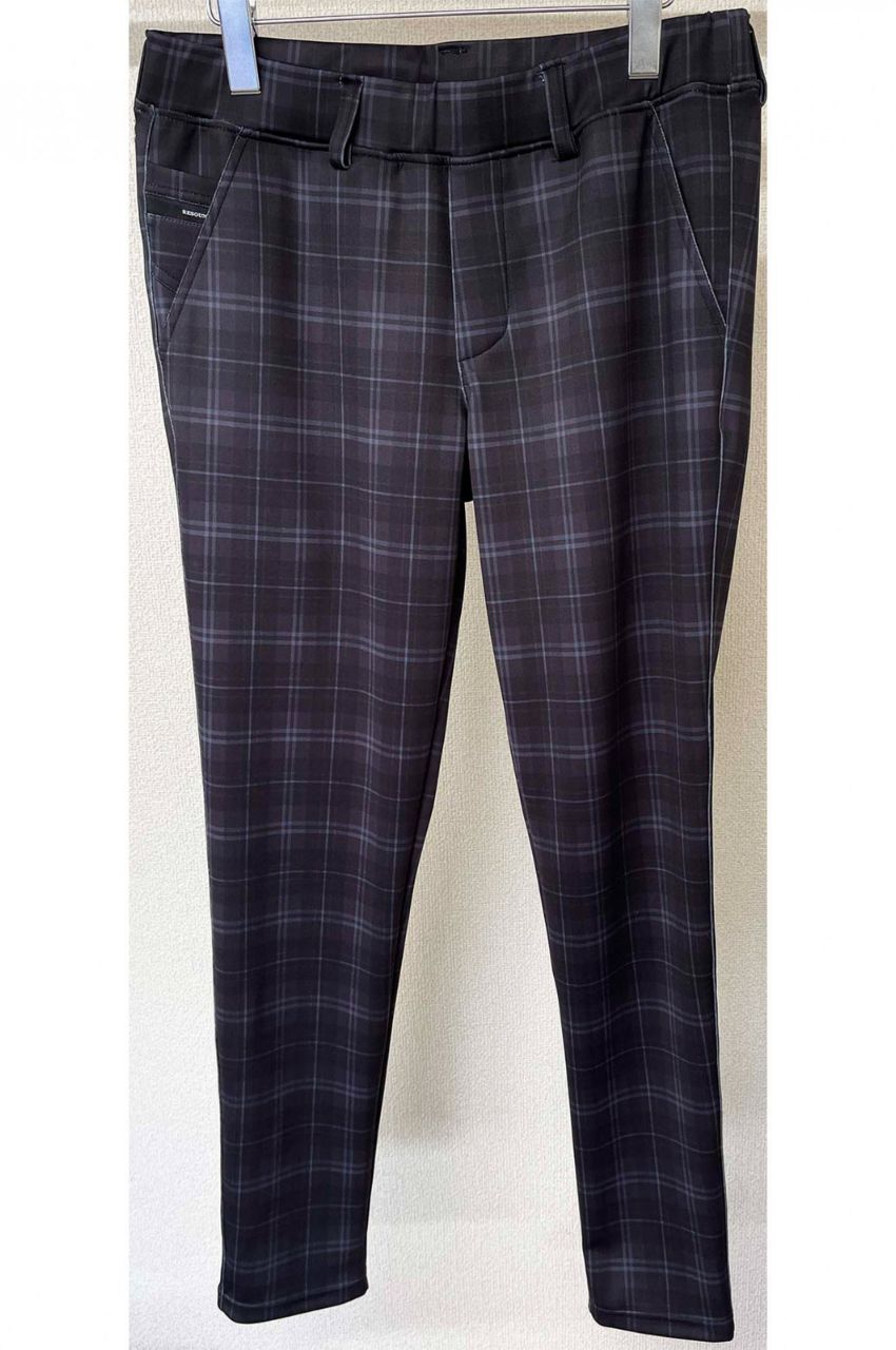 CHRIS EASY PANTS CHECKBEIGE / イージーパンツチェックシリーズ