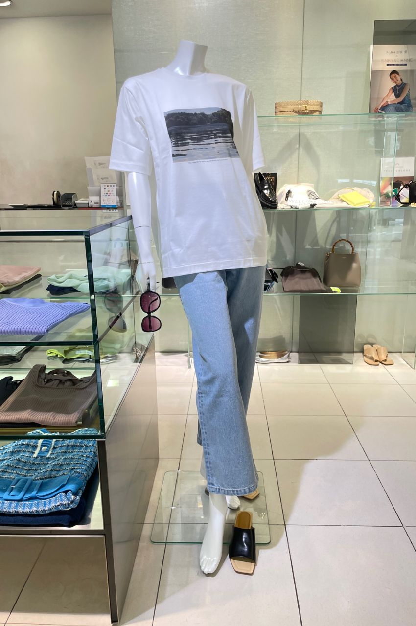 フォトTシャツ(ホワイト)綿100% / ウォッシャブル