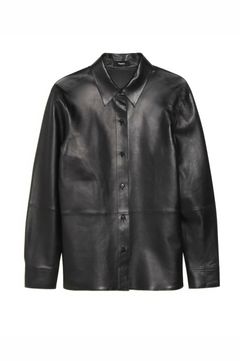 Paper Nappa Light Straight Shirt L2 (ブラック) 羊革 / 軽量 / 柔らかい / 01-5160800