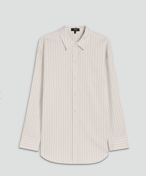 Striped Shirt W Placket Mens Shirt ( サンドマルチ) 綿 / 前後ボタン有り / ストレッチ / 手洗可 / 01-6108219