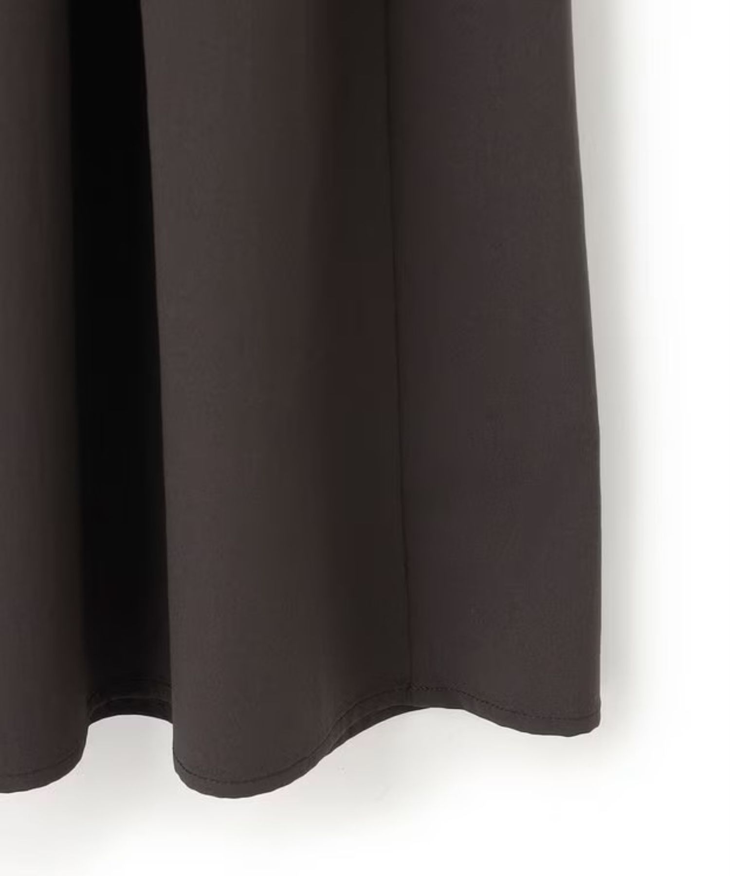 クールタッチカラータイプライターフレアスカート(ダークブラウン) ポリエステル / ウォッシャブル / UVケア / 吸水速乾 / 接触冷感 / SKUVLS0402