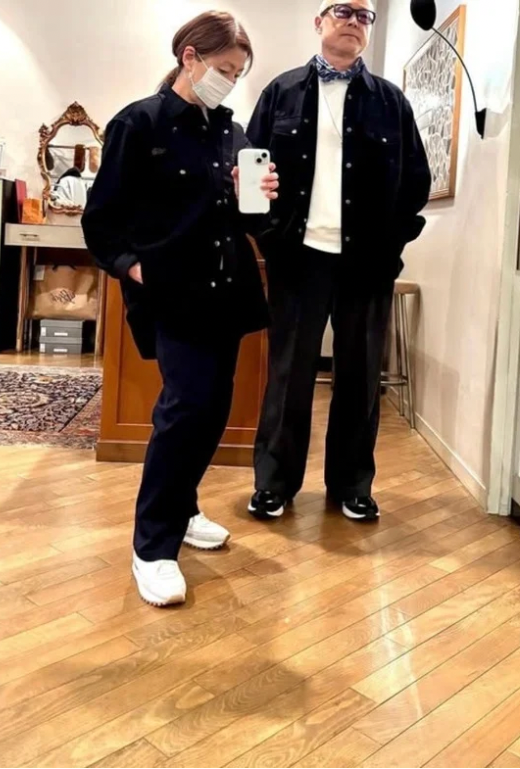 ウールシャツセットアップで大人カジュアル❗️