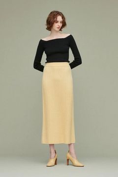 uncrave - MERINO WOOL KNIT SKIRT/メリノウールニットスカート | LA FEMME