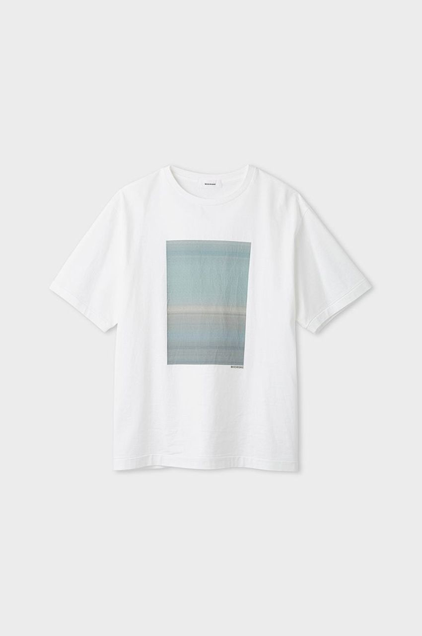 COLOR GRAPHIC TEE(ブルー)綿 / ウォッシャブル / MWCT251070