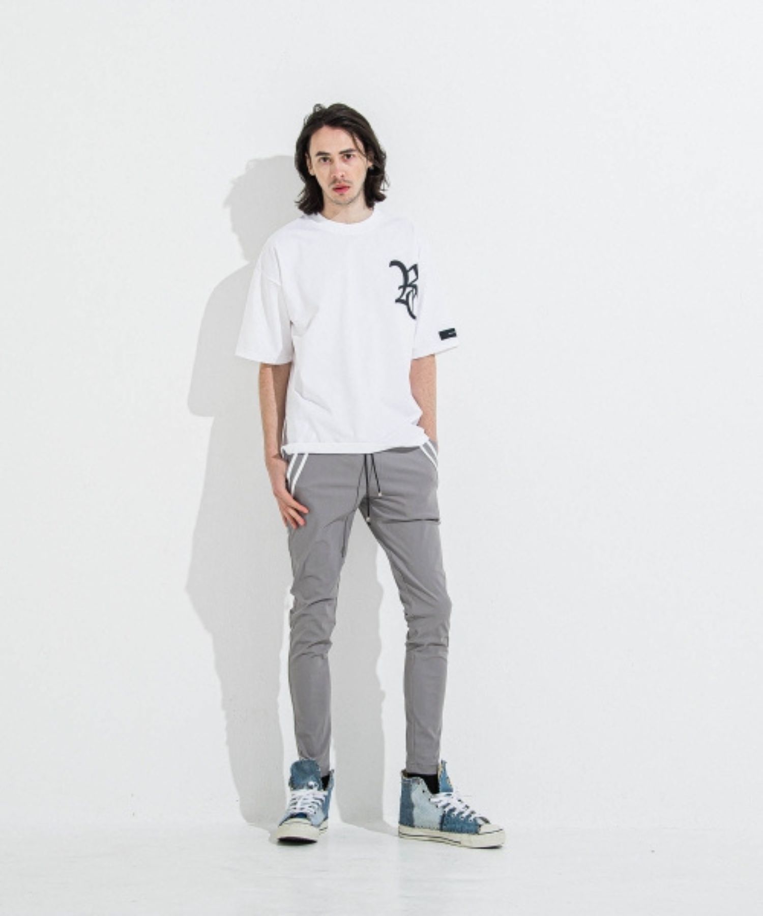 RC OVER  TEE  (WHITE) コットン / 定番RCロゴ/ UVカット / オーバーサイズ / RC36-T-006
