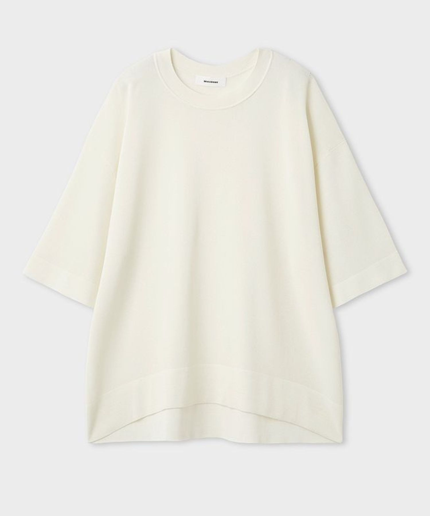 ウォッシャブルシアーワイドニット(ホワイト)ナイロン / オーバーサイズ / MWNT261069