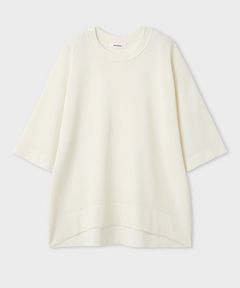 ウォッシャブルシアーワイドニット(ホワイト)ナイロン / オーバーサイズ / MWNT261069