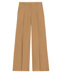 タックワイドパンツ Soft Lawn ( ブロンズ ) 綿 / センタープレス / 微光沢 / 手洗可 / 01-6206418
