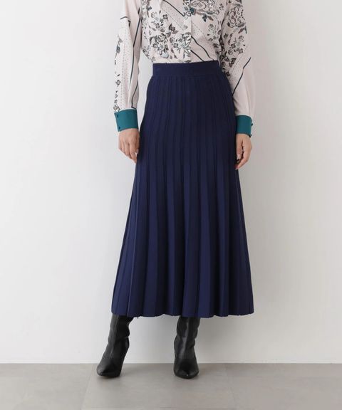 クラネ✨タグ付新品未使用フレアロングスカート ベージュ レーヨン サイズ1 CLANE/クラネ】FRONT ZIP FLARE SKIRT/フロントジップロング