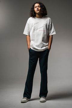 LIVE IN THE MORMENT LOOSE TEE / ロゴメッセージTシャツシャツ