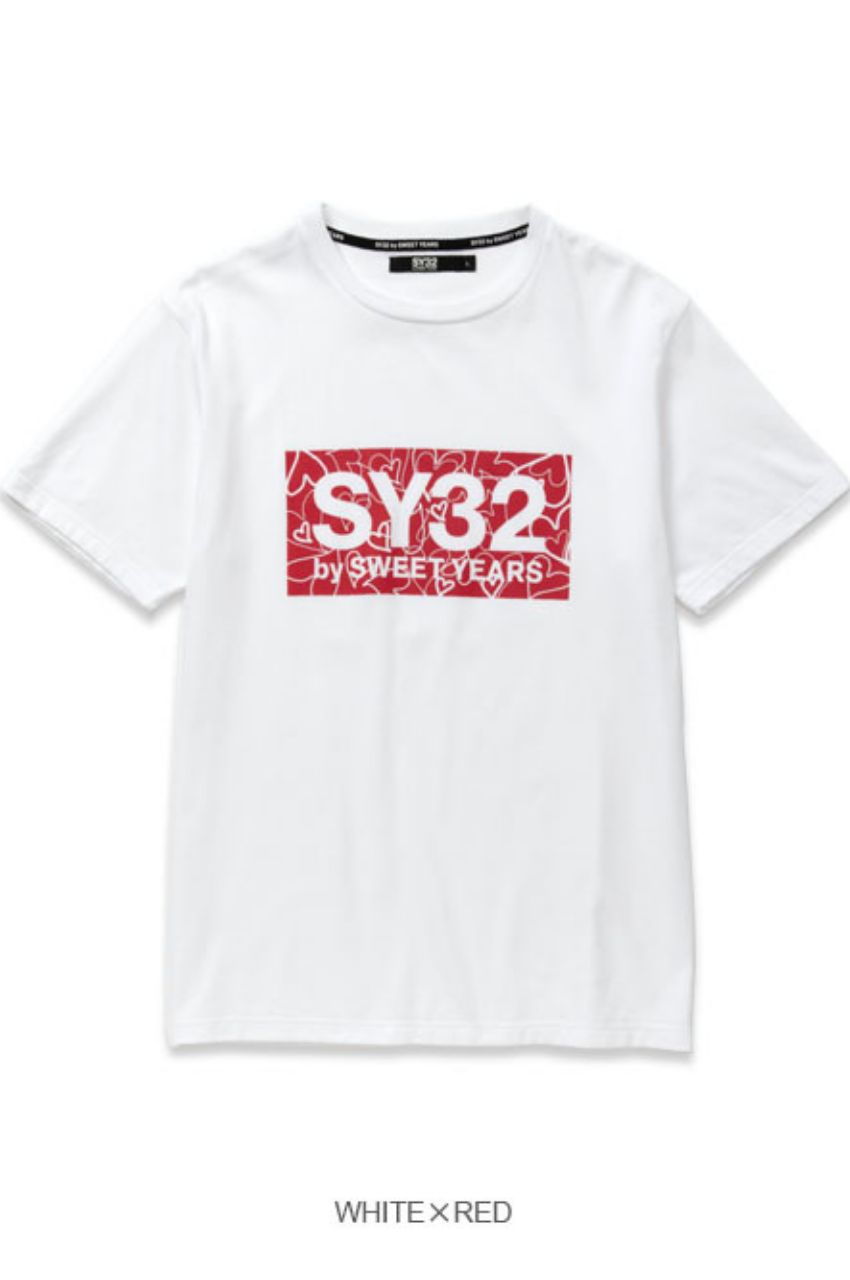 SY32 by SWEET YEARS - HEART BOX LOGO TEE / ハートボックスロゴT