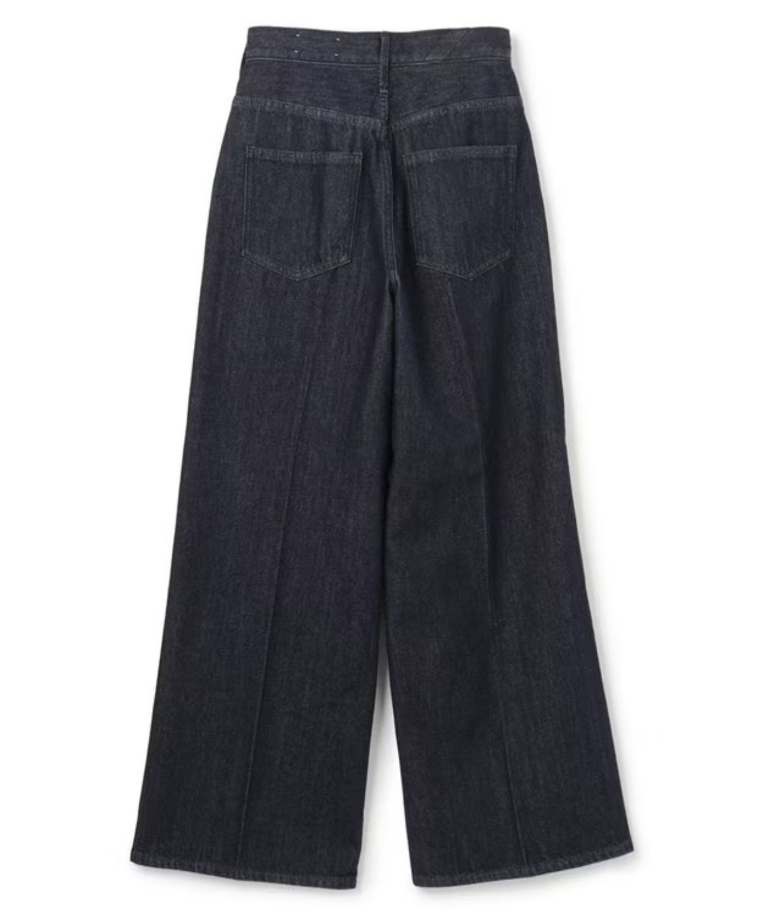 THE SISTER デニムパンツ upper hights × uncrave(リジット)綿 / ワイドシルエット / ハイウエスト / ウォッシャブル / PRUVLS0203