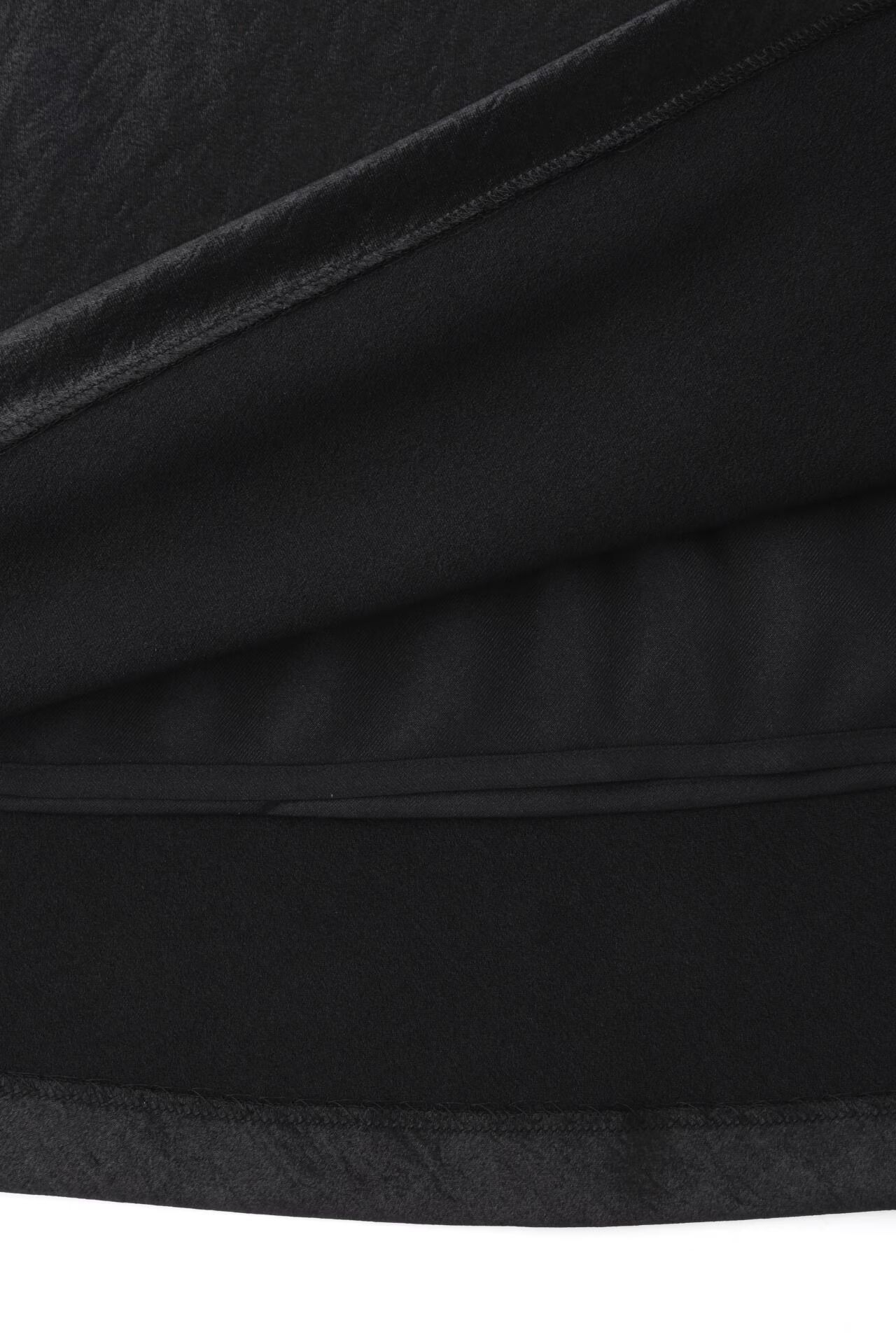 [URBAN PRECIOUS] サテンマーメイドスカート (ブラック) / ポリエステル 100% / ストレッチ / 0315120115