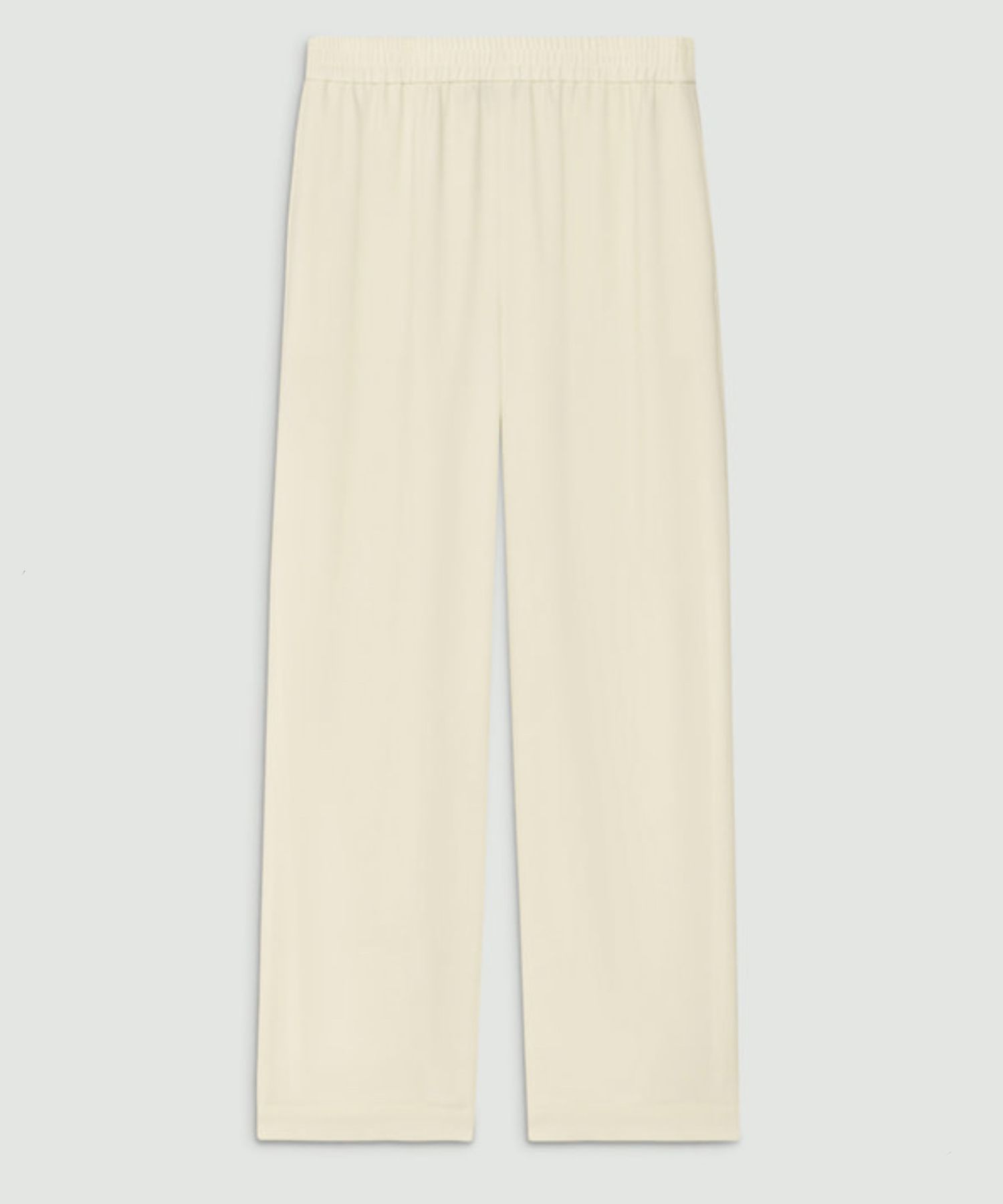 Satin Crepe Straight Pull On Pant(ライス) / トリアセテート / ウォッシャブル /  01-5206403