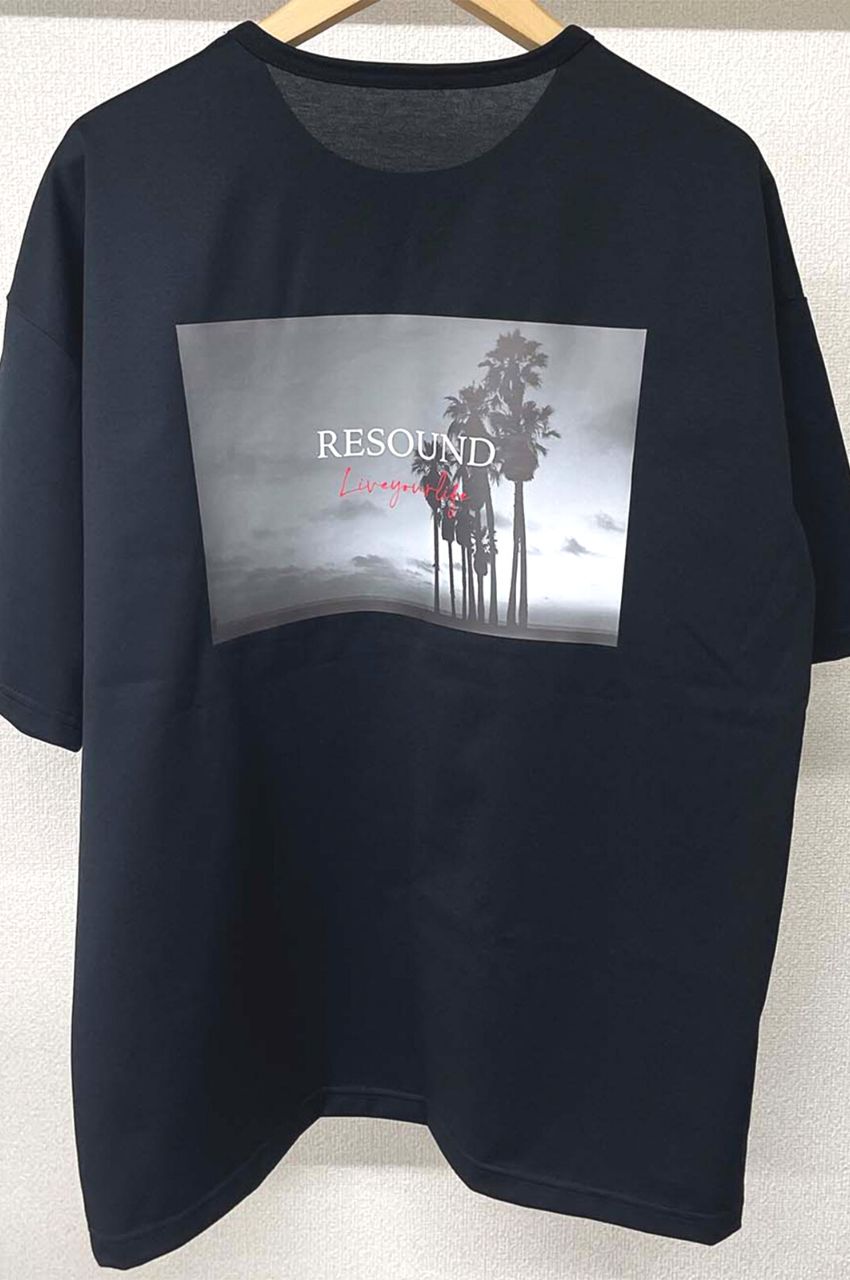Palm BEACH photo LOOSE TEE / フォトプリントルーズTシャツ
