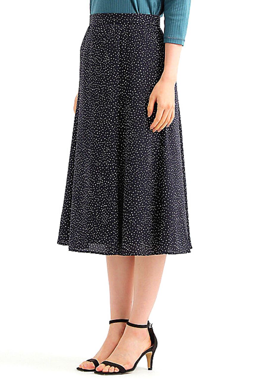SQUARE  RANDOM PRINT SKIRT / スクエアランダムプリントスカート