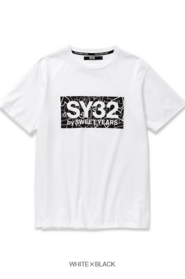 SY32 by SWEET YEARS - HEART BOX LOGO TEE / ハートボックス