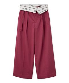 【FRAY I.D｜Dickies】ツータックワイドツイルパンツ(PNK) ポリエステル / ポケット有り / 丈夫 /手洗い可 / FWFP254805
