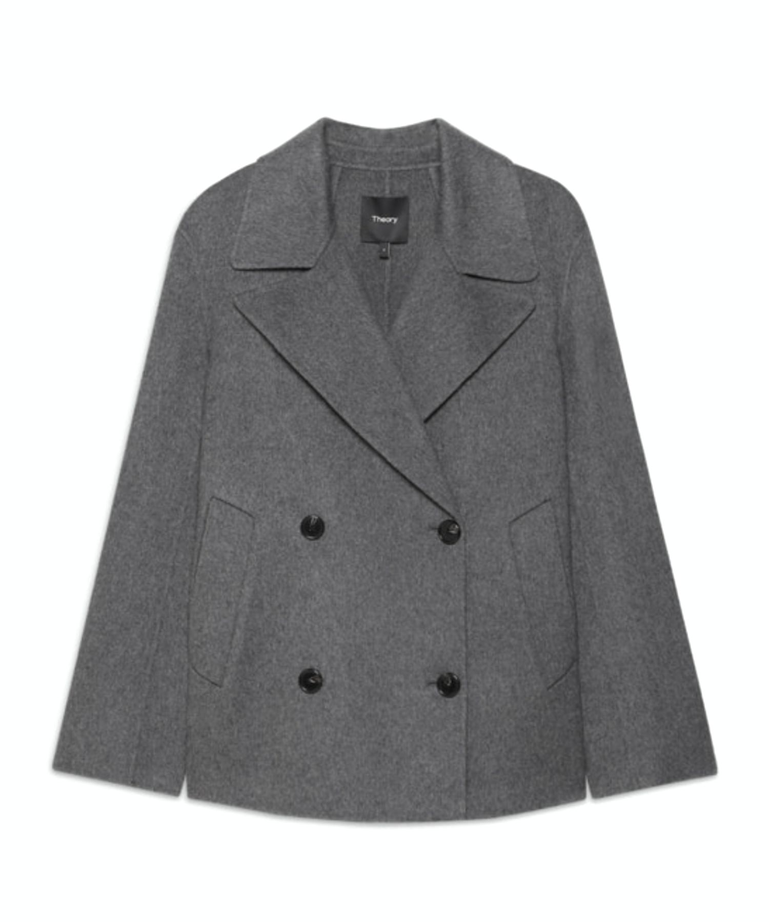New Divide GC Peacoat (ニューチャコールメランジ) ウール / ショート丈ピーコート / 滑らか / 裏地無し / 01-5409603