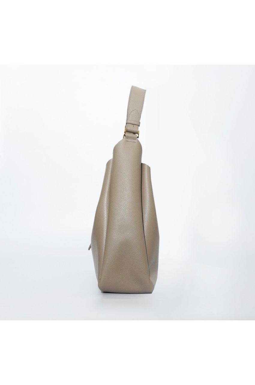 TRERO / トレロ (L/taupe / Black) / イタリアンWフェイスレザーワンショルダーバッグ / 牛革 / イタリアンレザー / V-1515