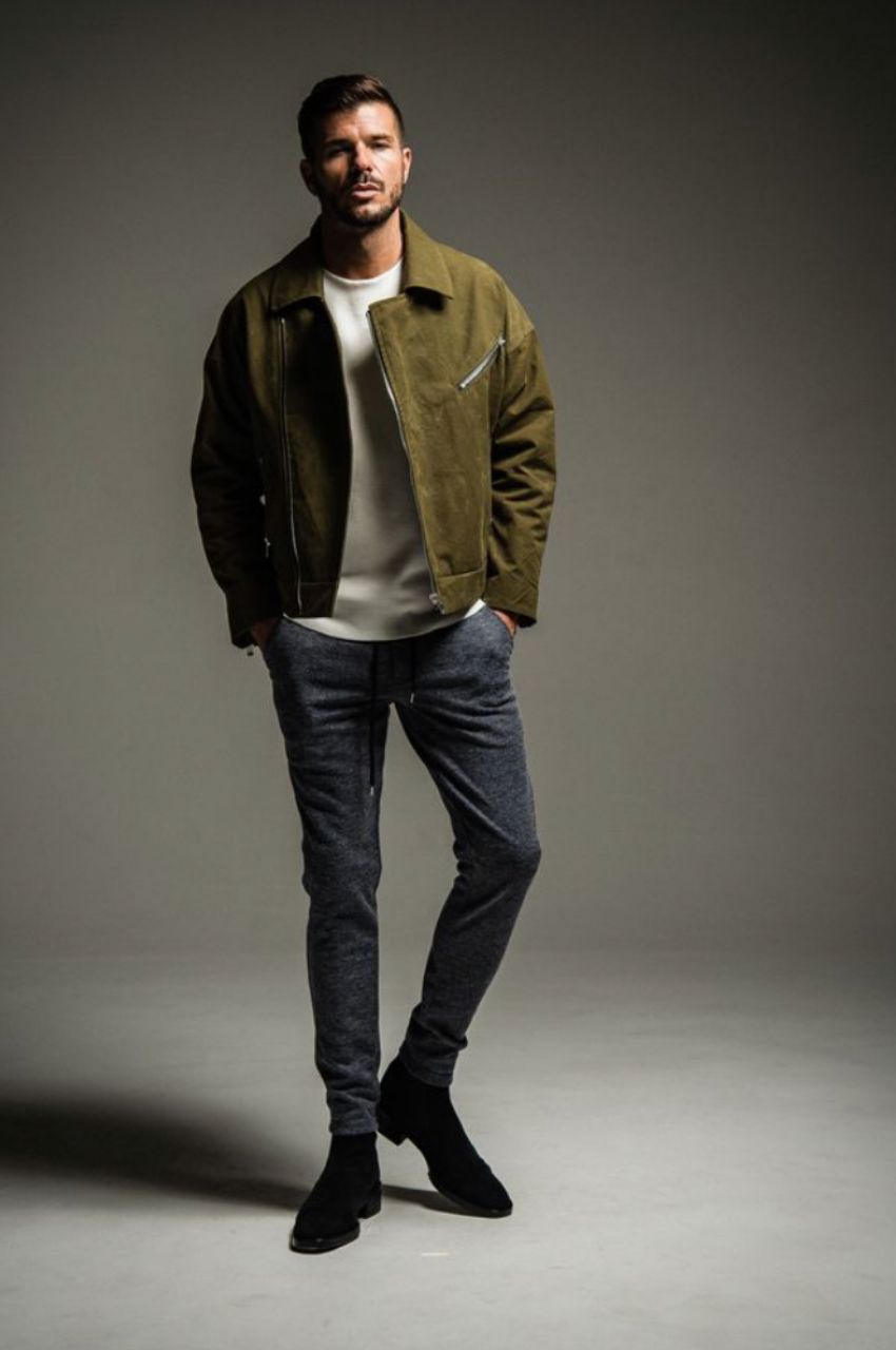 CHRIS EASY TWEED PANTS BKTWEED / ツイードイージーパンツ