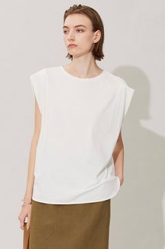 マットキューバノースリーブプルオーバー / ウォッシャブル